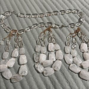 Crystal Moon inspired chunky necklace set